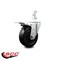 Service Caster 4 Inch Soft Rubber Swivel 7/8 Inch Square Stem Caster with Total Lock Brake SCC SCC-SQTTL20S414-SRS-78 - alternate 2
